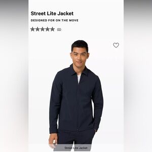 Lululemon Street Lite Men's Zip-Front Jacket - Navy Medium